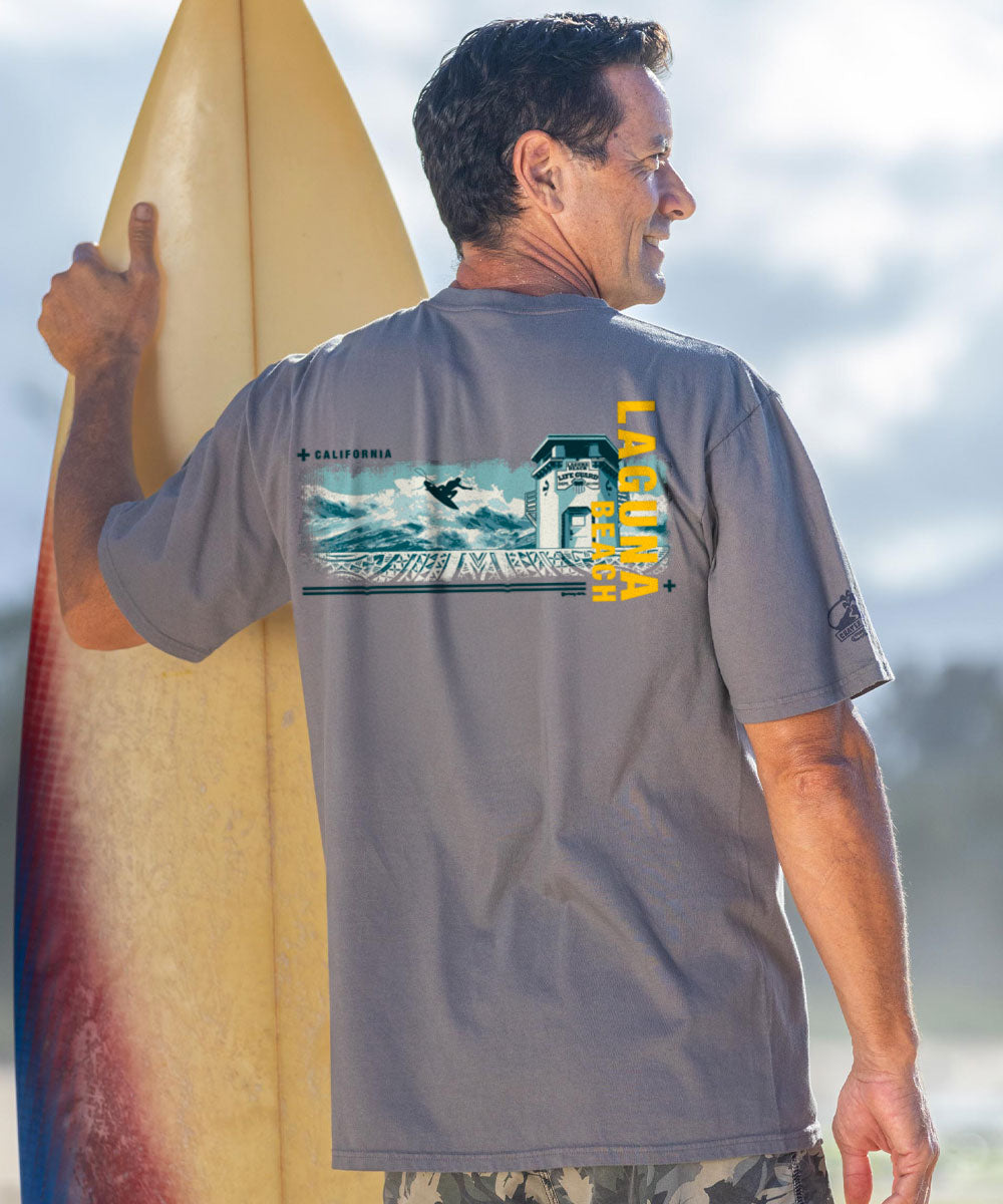 Laguna Beach Ripper - Crater Dyed® Short Sleeve Crewneck T-Shirt