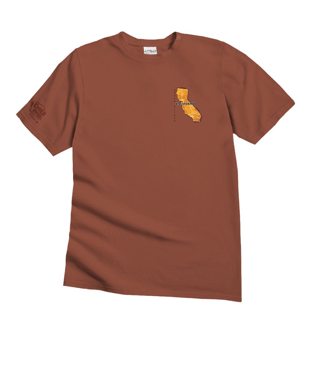 Destination California - Chile Dyed Short Sleeve Crewneck T-Shirt