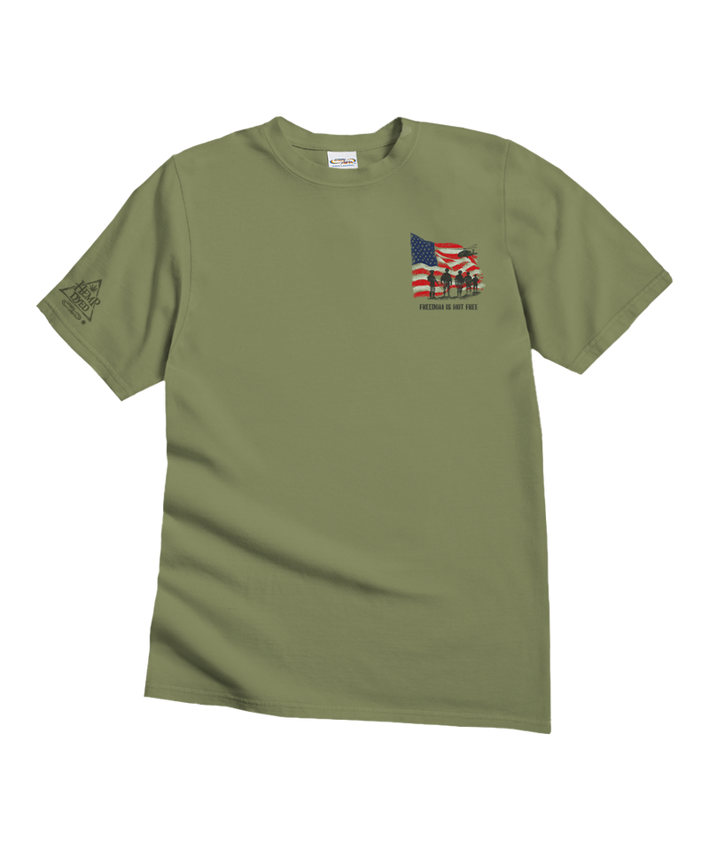 Freedom Is Not Free - Hemp Dyed Short Sleeve Crewneck T-Shirt