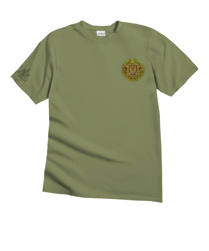 Tribal Turtle - Hemp Dyed Short Sleeve Crewneck T-Shirt