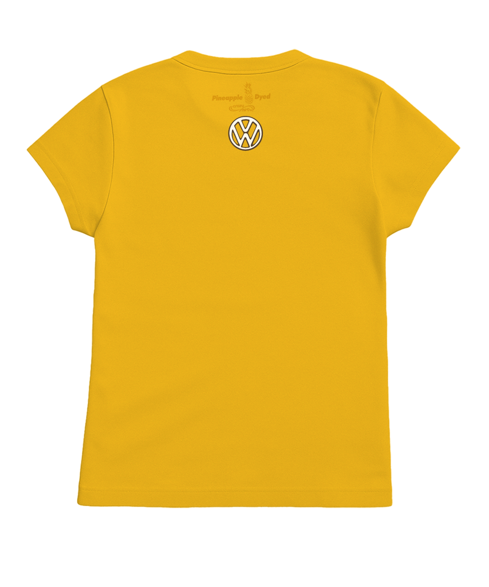 Volkswagen Be Happy - Pineapple Dyed Short Sleeve Crewneck T-Shirt