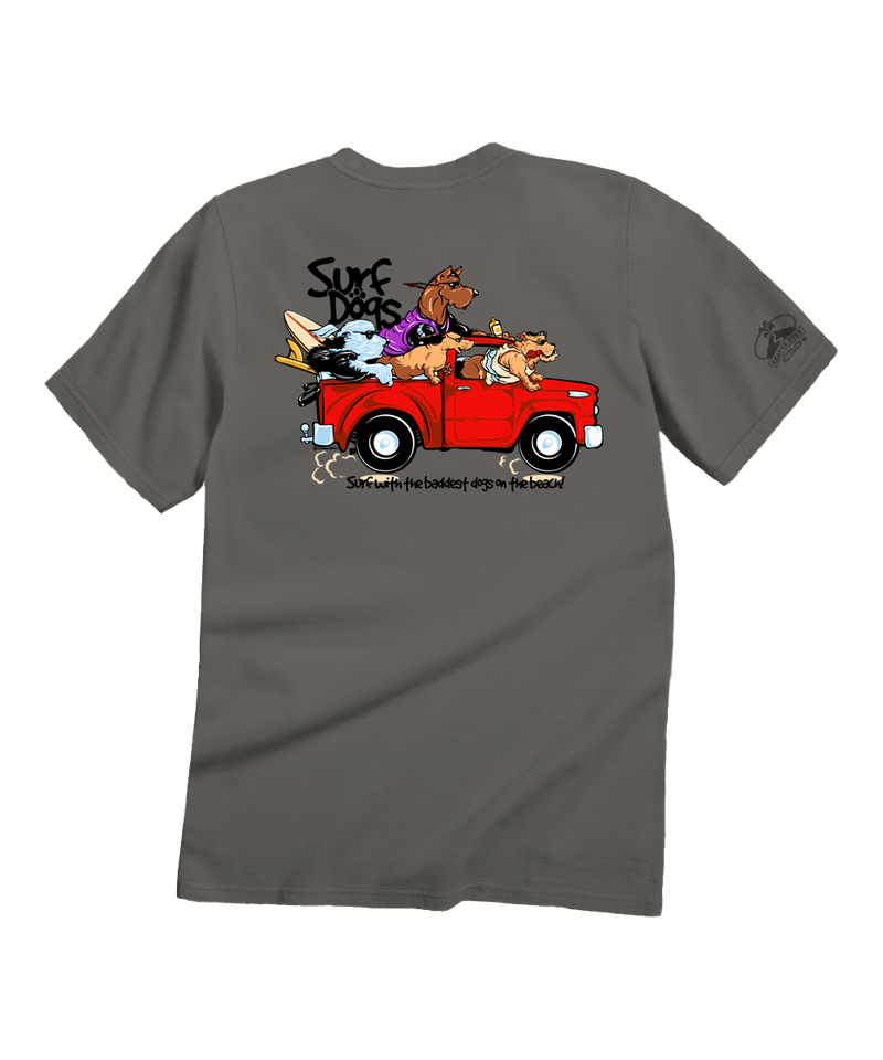 Bad Surf Dogs - Crater Dyed® Short Sleeve Crewneck T-Shirt