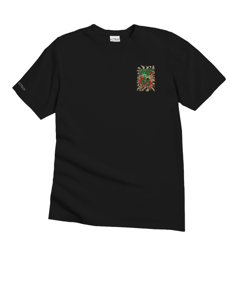 Dragon Force - Black Short Sleeve Crewneck T-Shirt