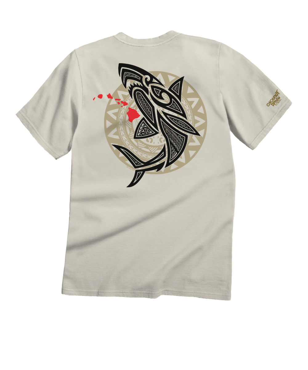 Mano Island Spirit - Coconut Dyed Short Sleeve Crewneck T-Shirt