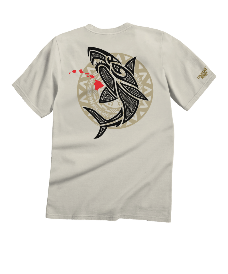 Mano Island Spirit - Coconut Dyed Short Sleeve Crewneck T-Shirt