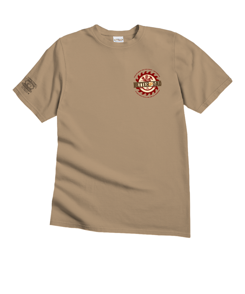 Better Call Dad - Kona Coffee Dyed Short Sleeve Crewneck T-Shirt