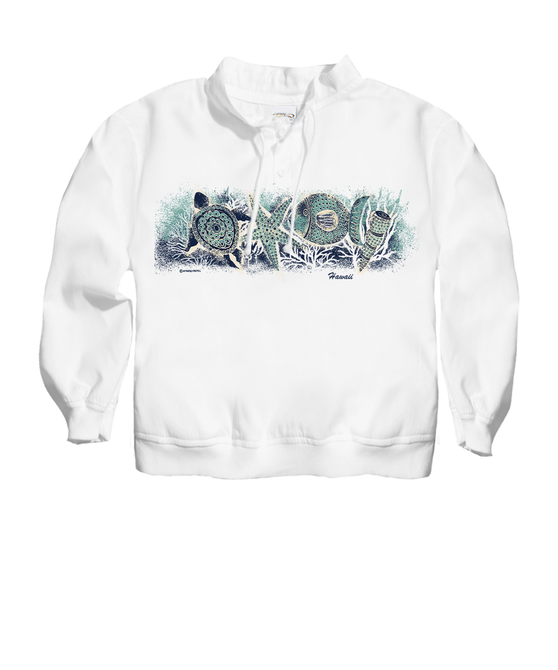 Sea Band - White Long Sleeve Lightweight Pullover
