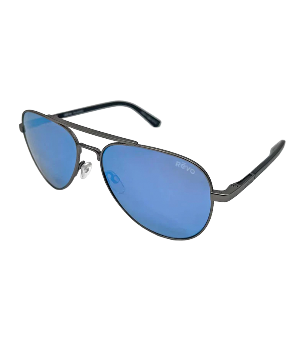 Revo Raconteur II Matte Gunmetal/Blue Water - Sunglasses
