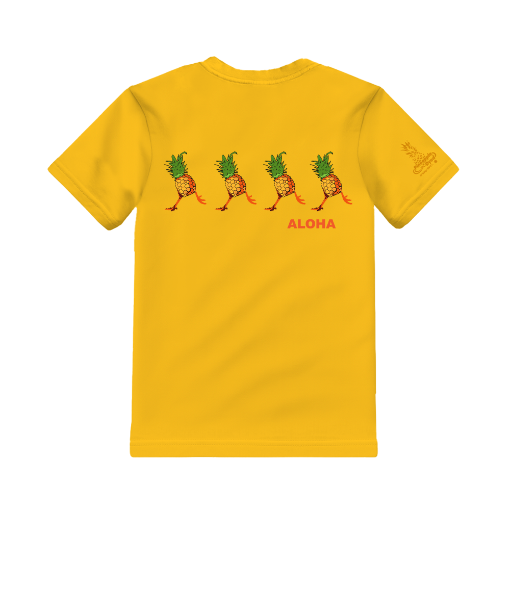 Pineapple Run - Pineapple Dyed Short Sleeve Crewneck T-Shirt