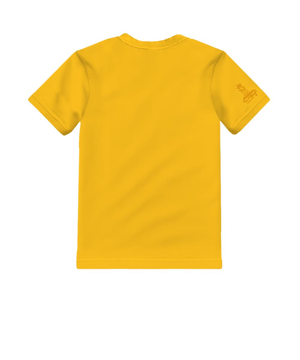 Hula Cutie - Pineapple Dyed Short Sleeve Crewneck T-Shirt