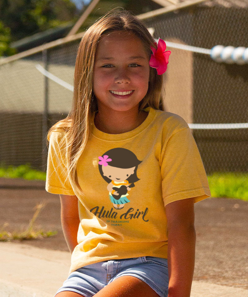 Hula Cutie - Pineapple Dyed Short Sleeve Crewneck T-Shirt - View 2