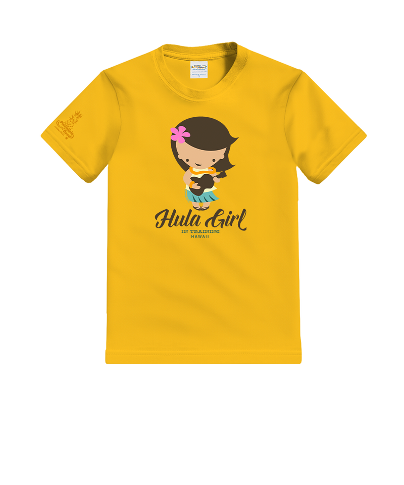 Hula Cutie - Pineapple Dyed Short Sleeve Crewneck T-Shirt