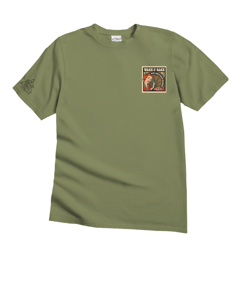 Wake and Bake - Hemp Dyed Short Sleeve Crewneck T-Shirt