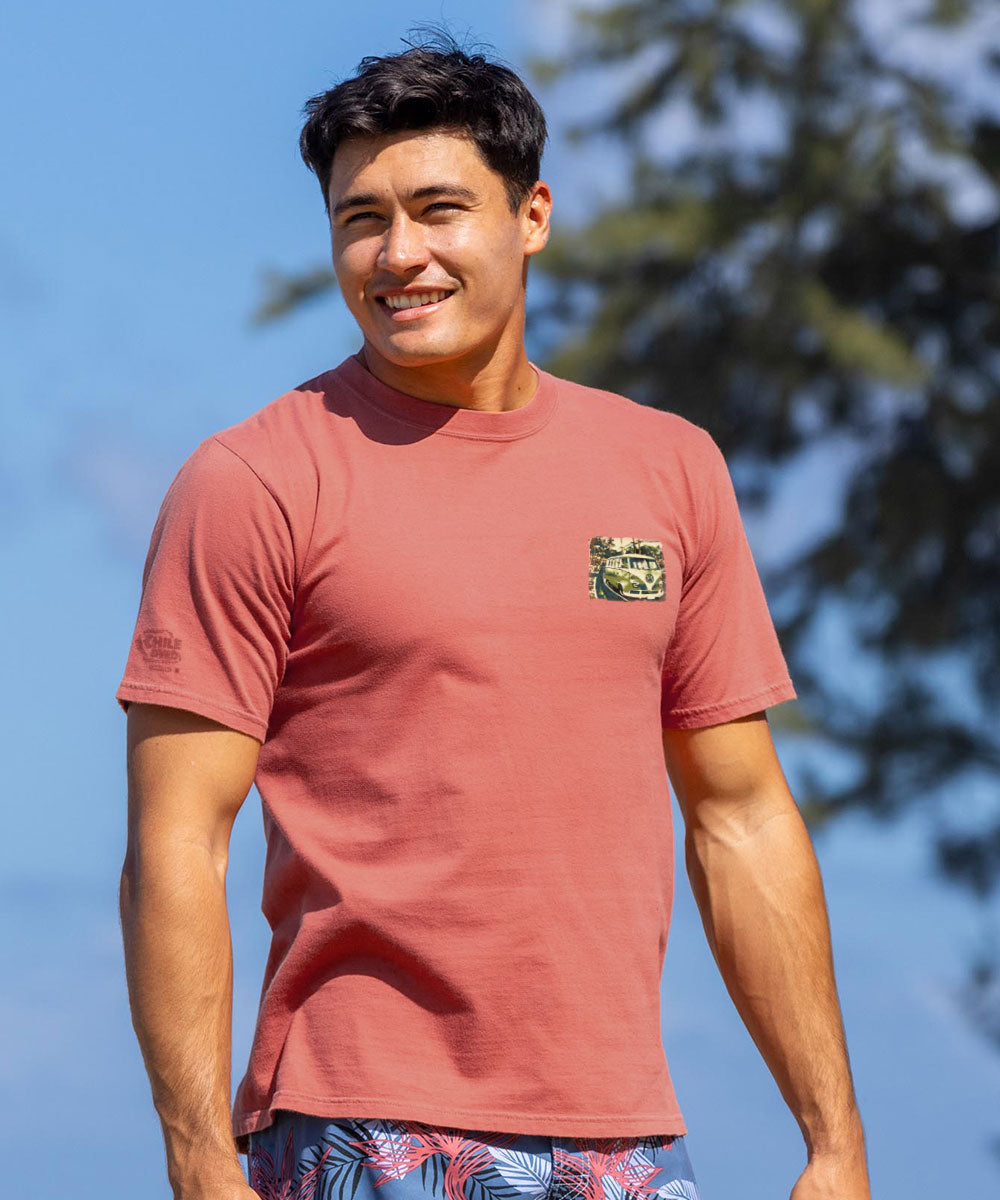 Volkswagen Van Kailua Kona - Chile Dyed Short Sleeve Crewneck T-Shirt