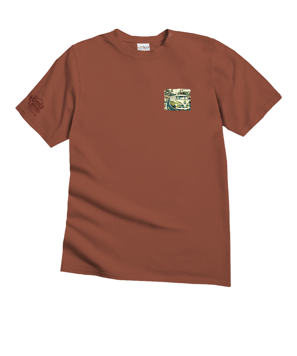 Volkswagen Van Kailua Kona - Chile Dyed Short Sleeve Crewneck T-Shirt