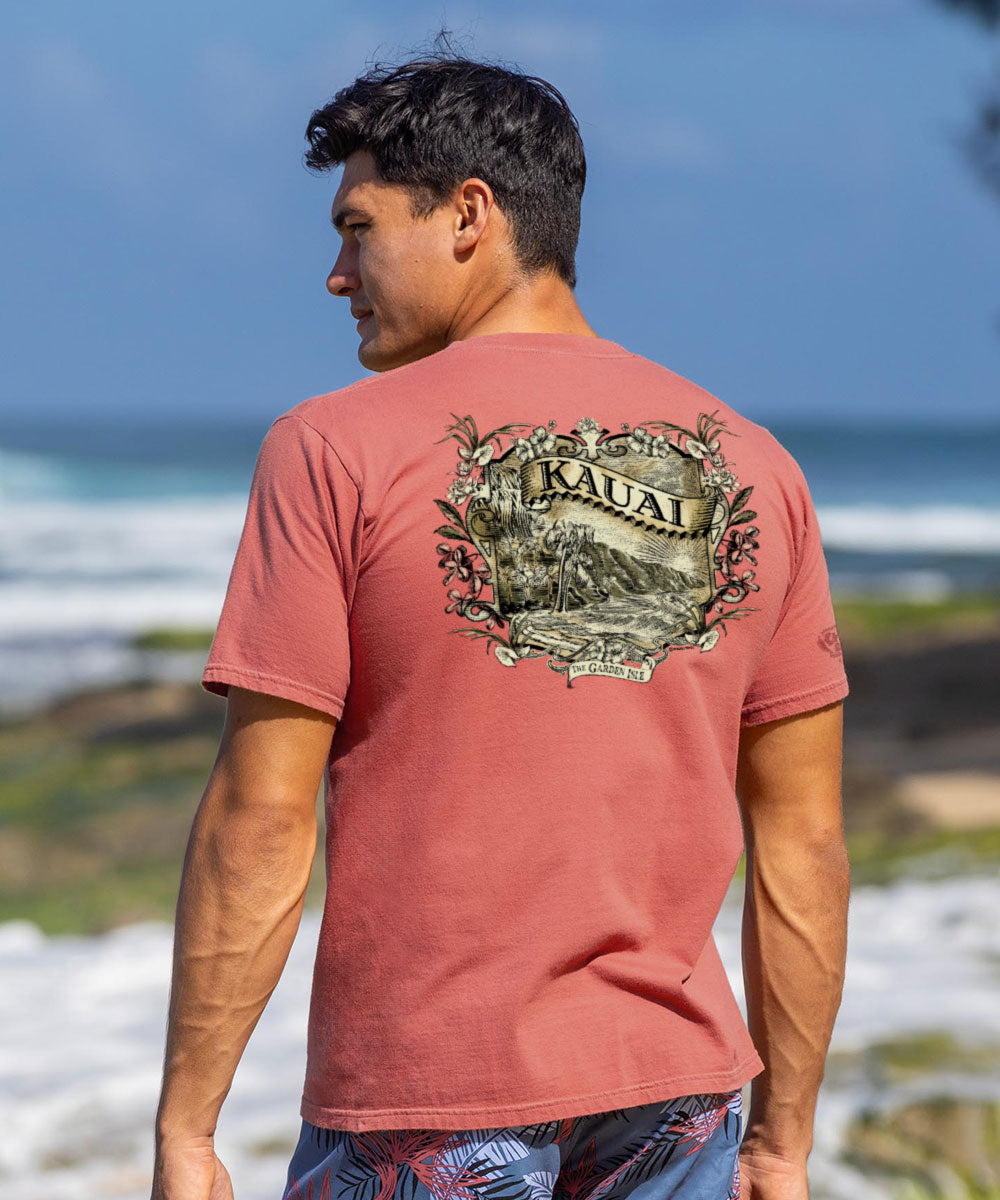Etched Kauai - Chile Dyed Short Sleeve Crewneck T-Shirt