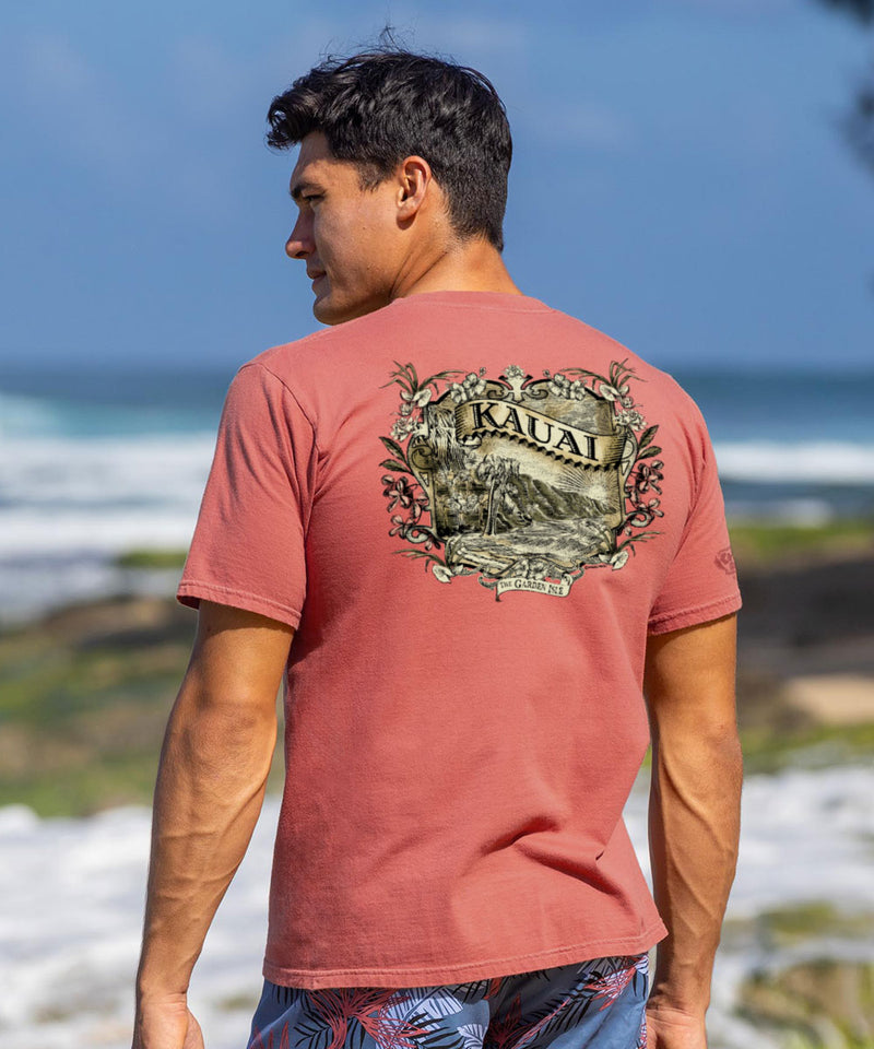Etched Kauai - Chile Dyed Short Sleeve Crewneck T-Shirt