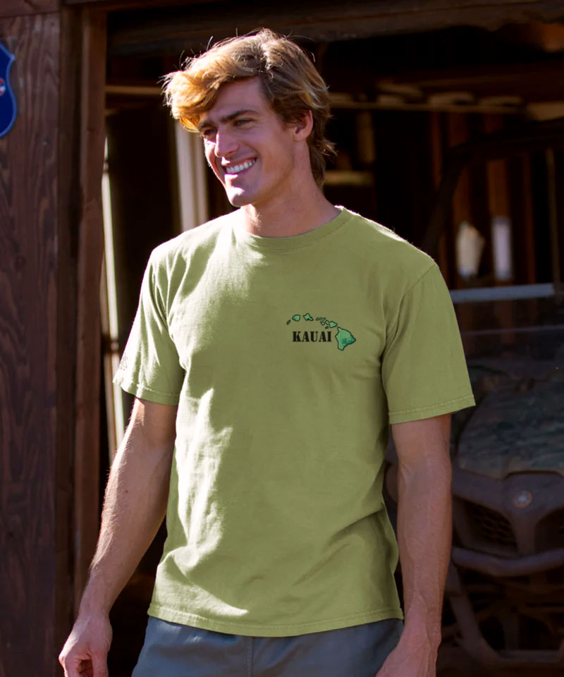 Destination Kauai - Hemp Dyed Short Sleeve Crewneck T-Shirt