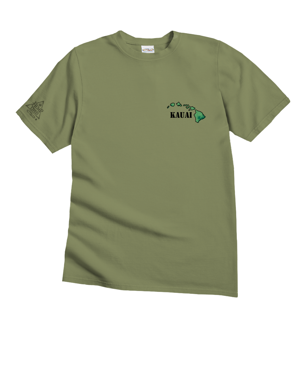 Destination Kauai - Hemp Dyed Short Sleeve Crewneck T-Shirt
