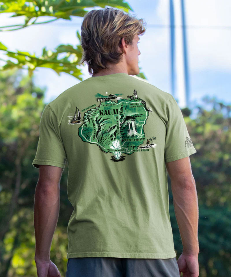 Destination Kauai - Hemp Dyed Short Sleeve Crewneck T-Shirt