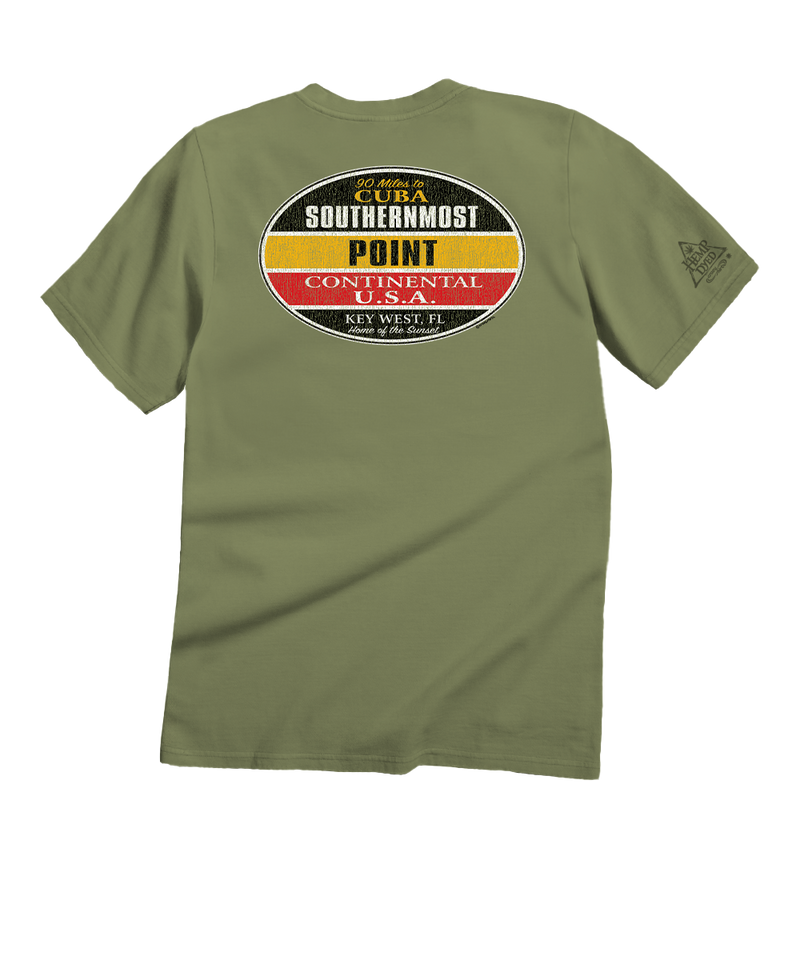 Key West To Cuba - Hemp Dyed Short Sleeve Crewneck T-Shirt