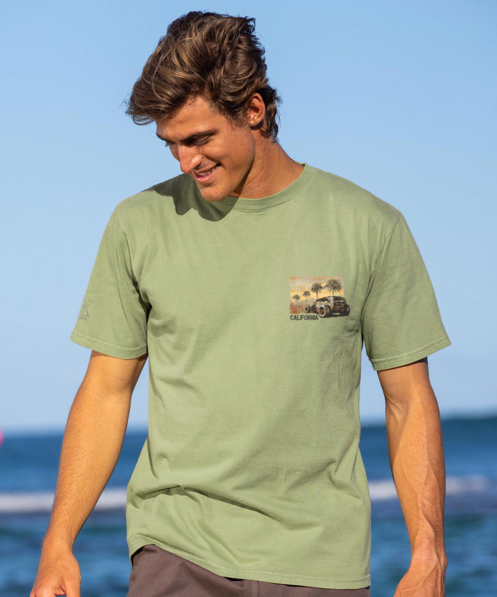 Highway - Hemp Dyed Short Sleeve Crewneck T-Shirt