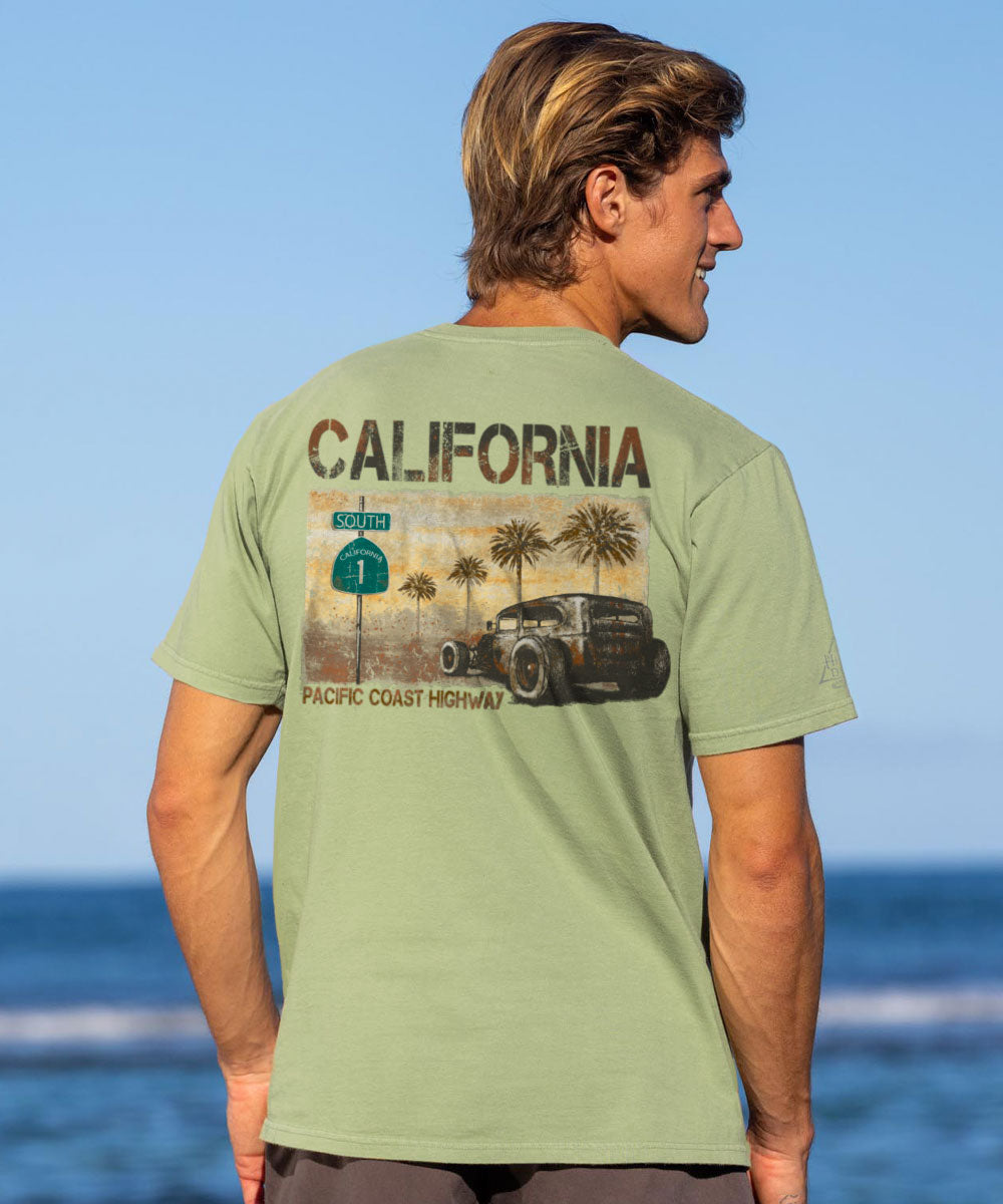 Highway - Hemp Dyed Short Sleeve Crewneck T-Shirt