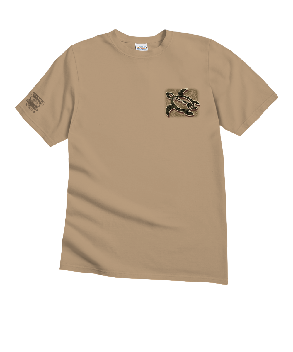 Paradise Honu - Kona Coffee Dyed Short Sleeve Crewneck T-Shirt