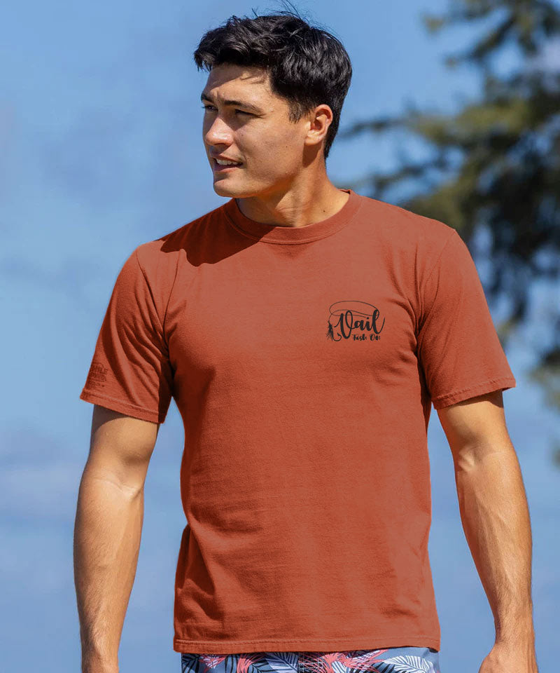 Fish On - Chile Dyed Short Sleeve Crewneck T-Shirt