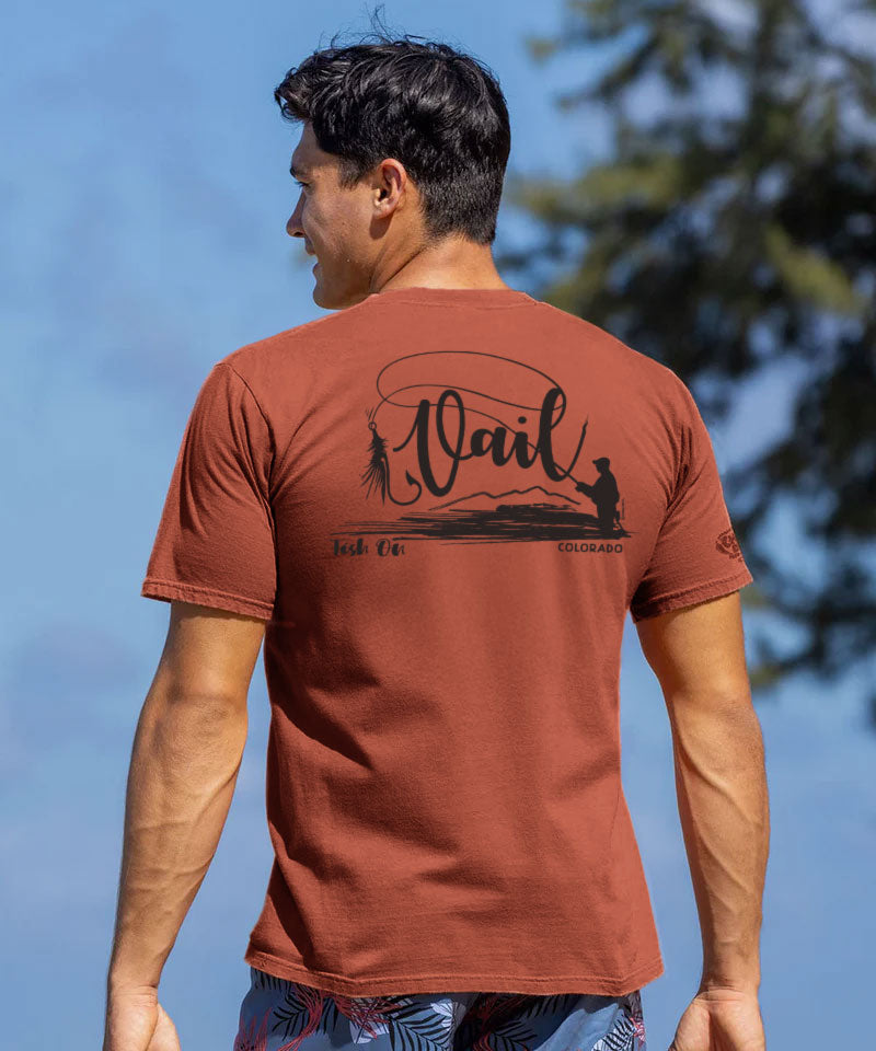 Fish On - Chile Dyed Short Sleeve Crewneck T-Shirt