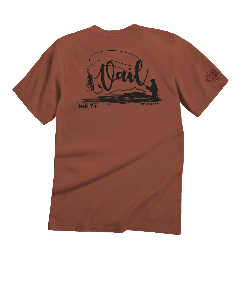 Fish On - Chile Dyed Short Sleeve Crewneck T-Shirt