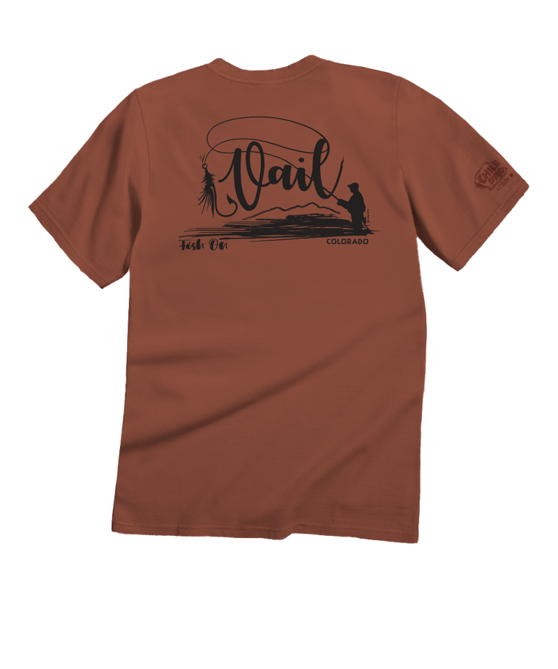 Fish On - Chile Dyed Short Sleeve Crewneck T-Shirt