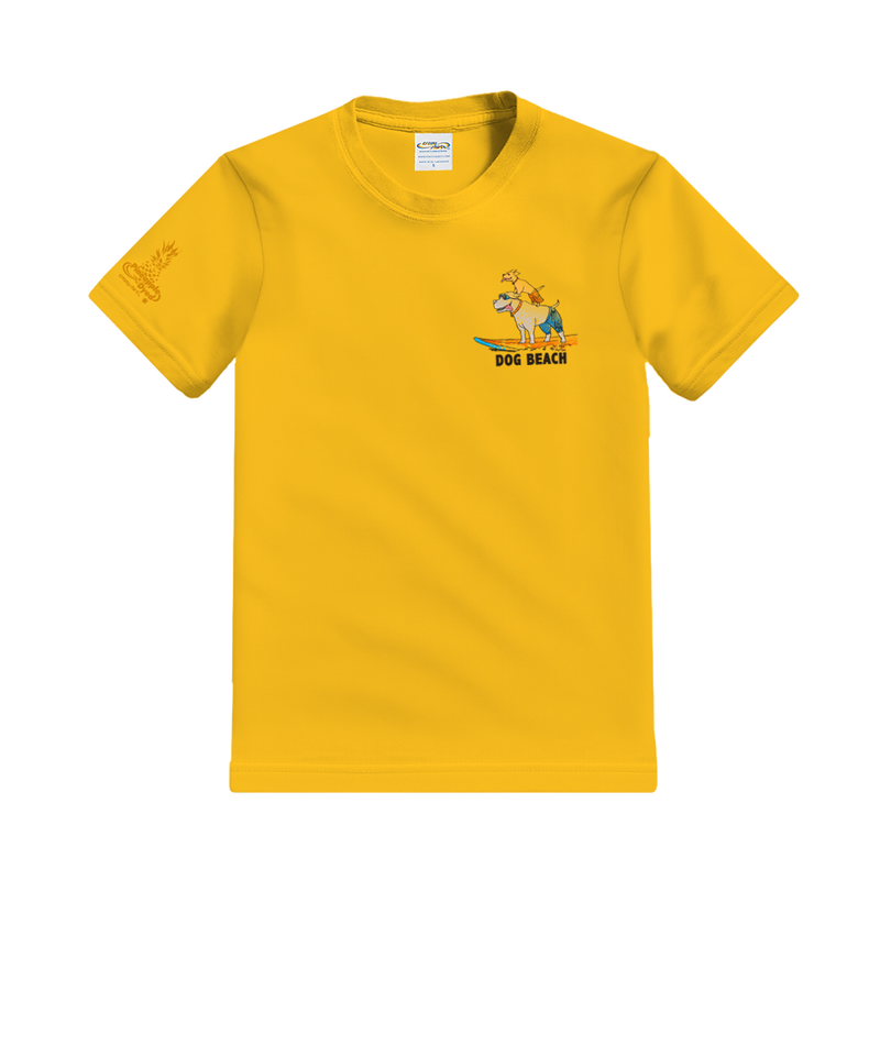 Dog Beach - Pineapple Dyed Short Sleeve Crewneck T-Shirt