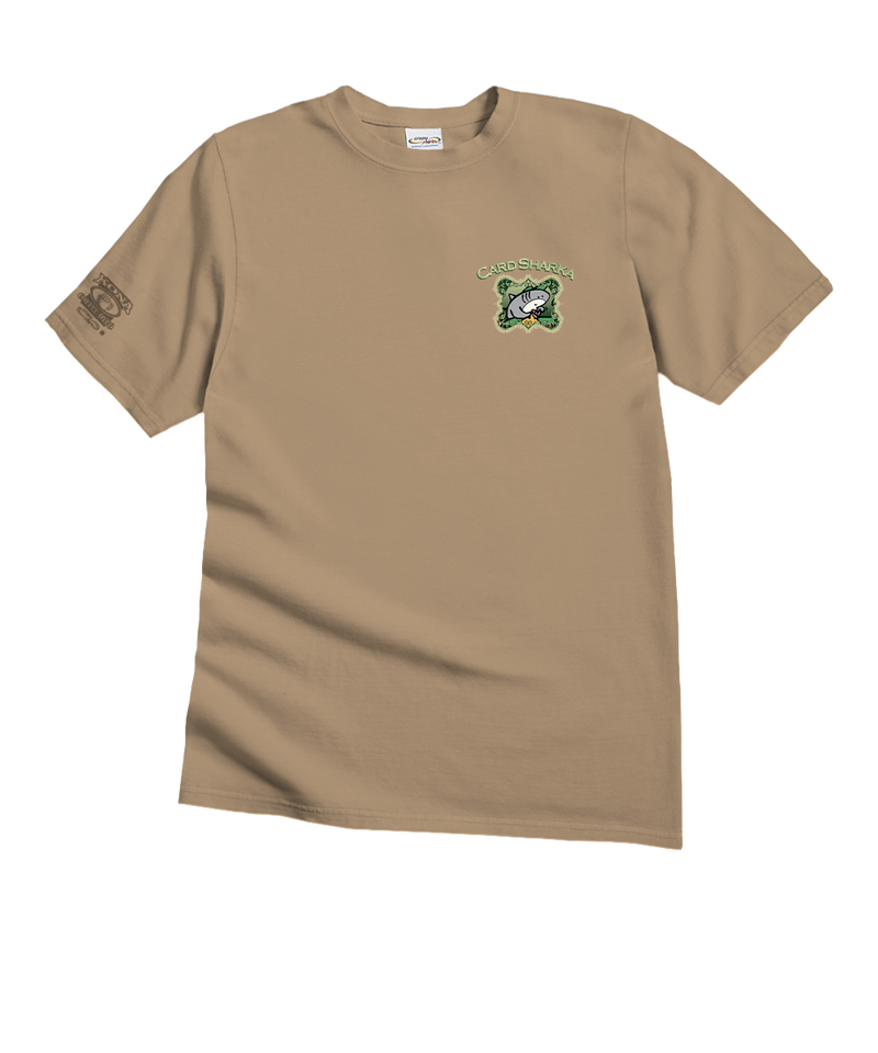 Card Sharka - Kona Coffee Dyed Short Sleeve Crewneck T-Shirt