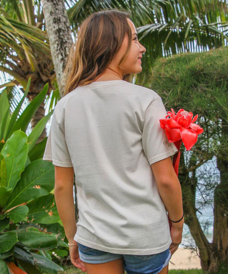 Sausalito Seals Sketch - Coconut Dyed Short Sleeve Crewneck T-Shirt