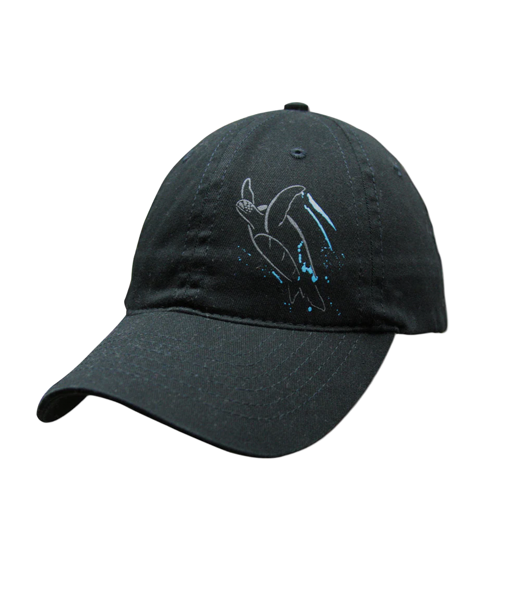 Wyland® Turtle - Black Twill Hat