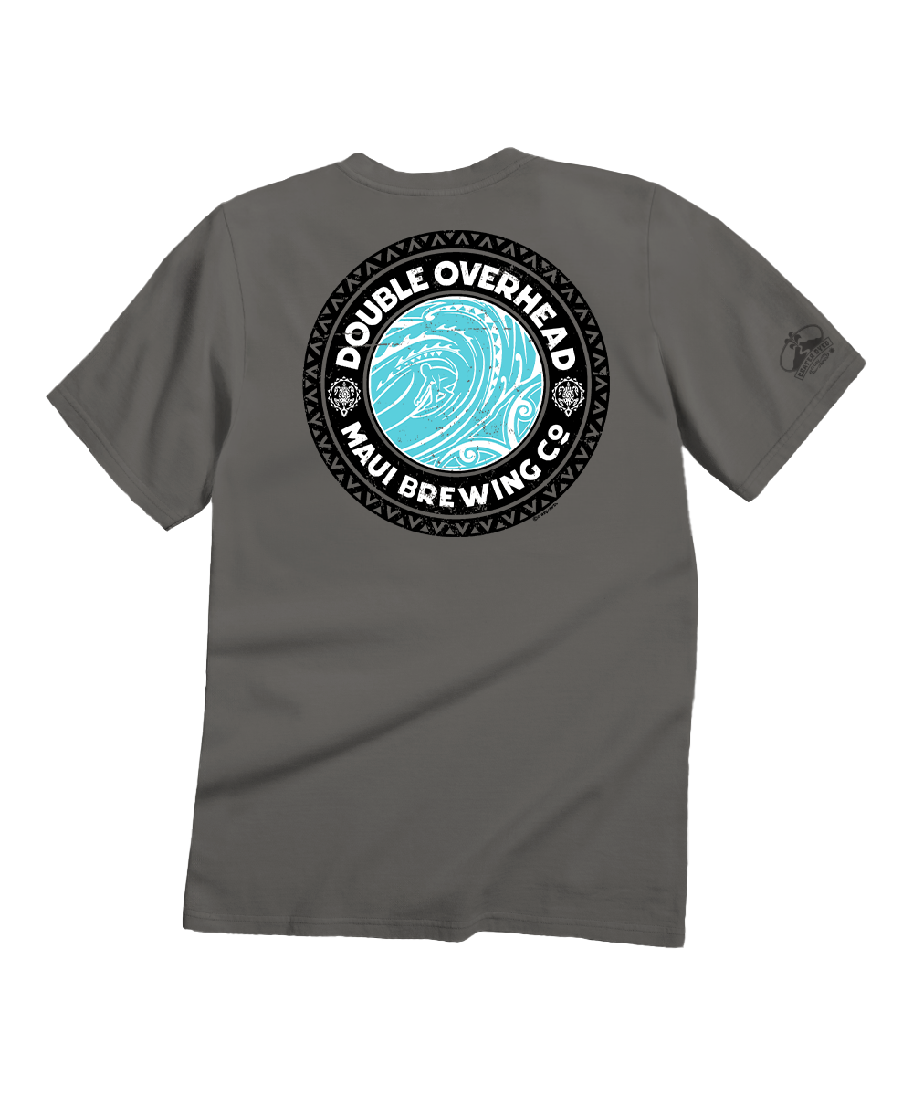 Maui Brewing Co. Double Overhead - Crater Dyed® Short Sleeve Crewneck T-Shirt