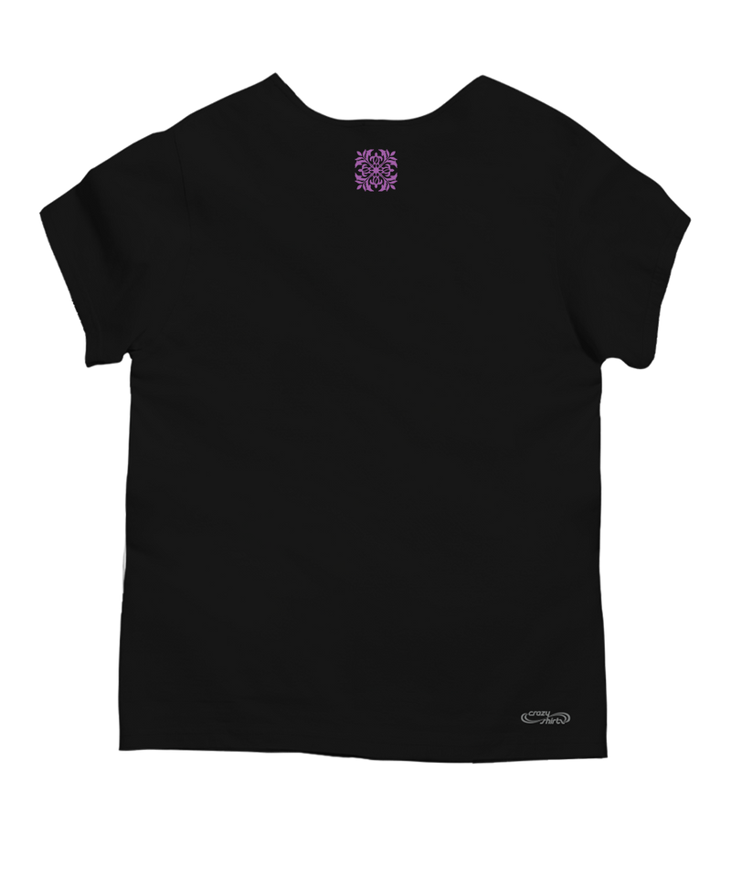 Moana Quilt - Black Short Sleeve Scoop Neck T-Shirt