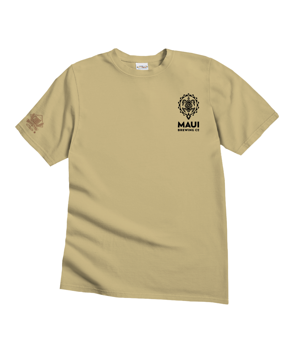 Maui Brewing Co Vintage Bikini Blonde - Beer Dyed Short Sleeve Crewneck T-Shirt