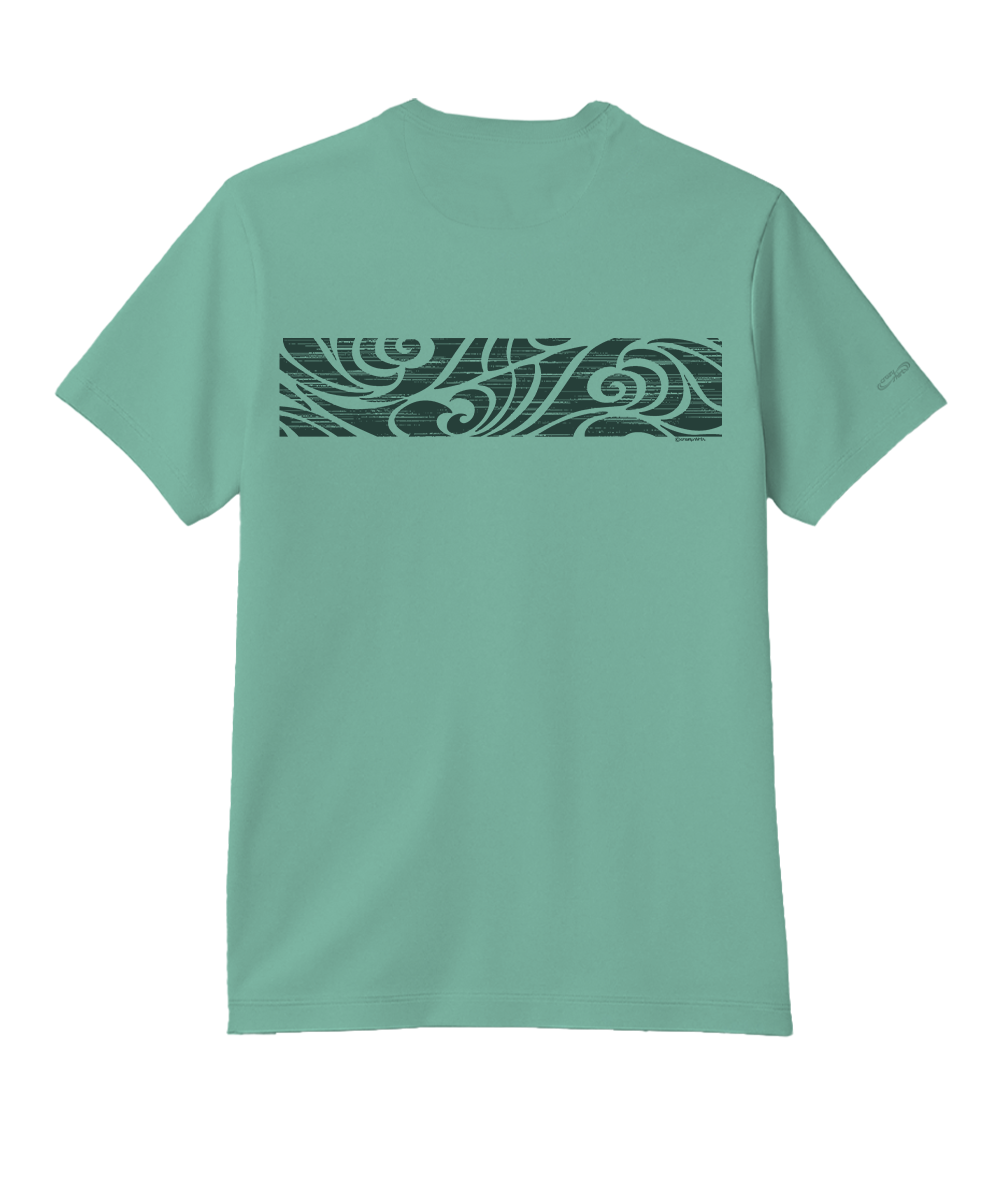 Hanele Band - Seagreen Short Sleeve Pima T-Shirt