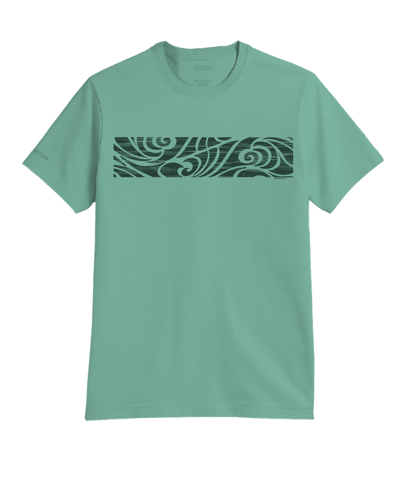 Hanele Band - Seagreen Short Sleeve Pima T-Shirt