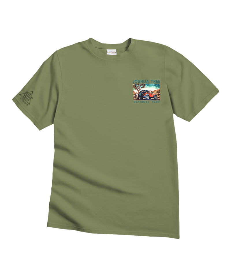 Jeep® Joshua Tree Scenic - Hemp Dyed Short Sleeve Crewneck T-Shirt