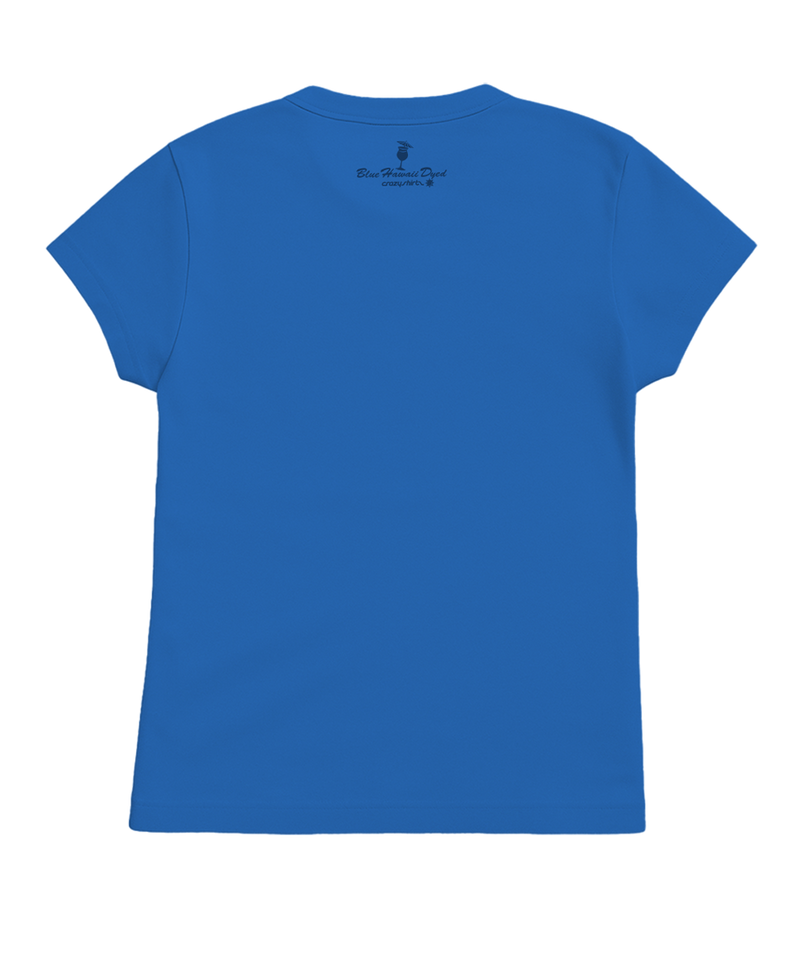 Grateful Dead Hawaiian Bertha - Blue Hawaii Dyed Short Sleeve Crewneck T-Shirt