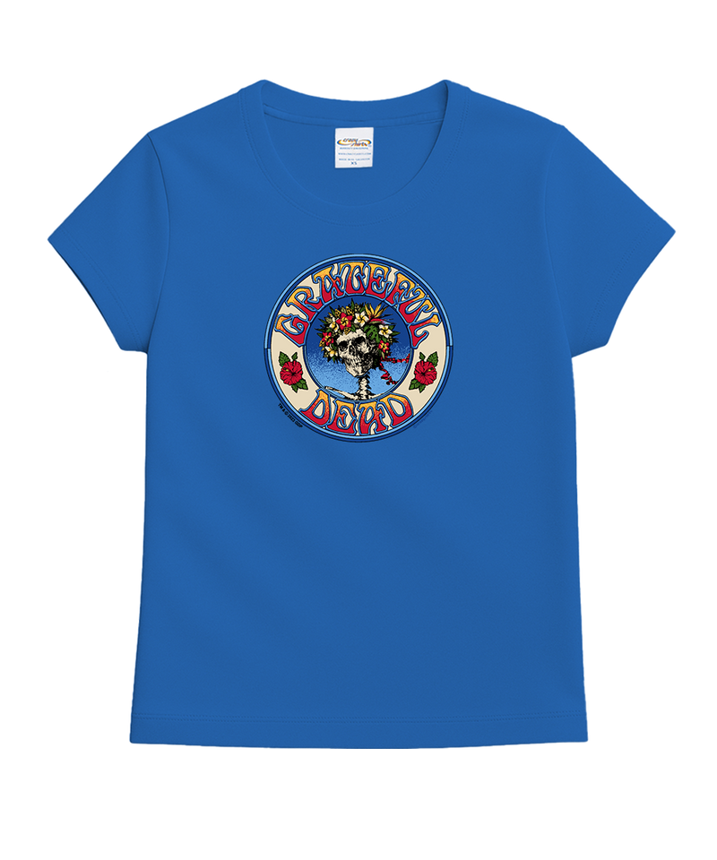 Grateful Dead Hawaiian Bertha - Blue Hawaii Dyed Short Sleeve Crewneck T-Shirt