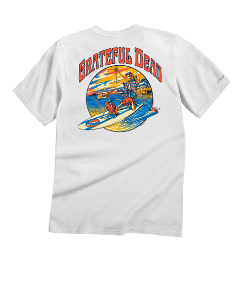Grateful Dead Along for the Trip T-Shirt | Men's White Crew