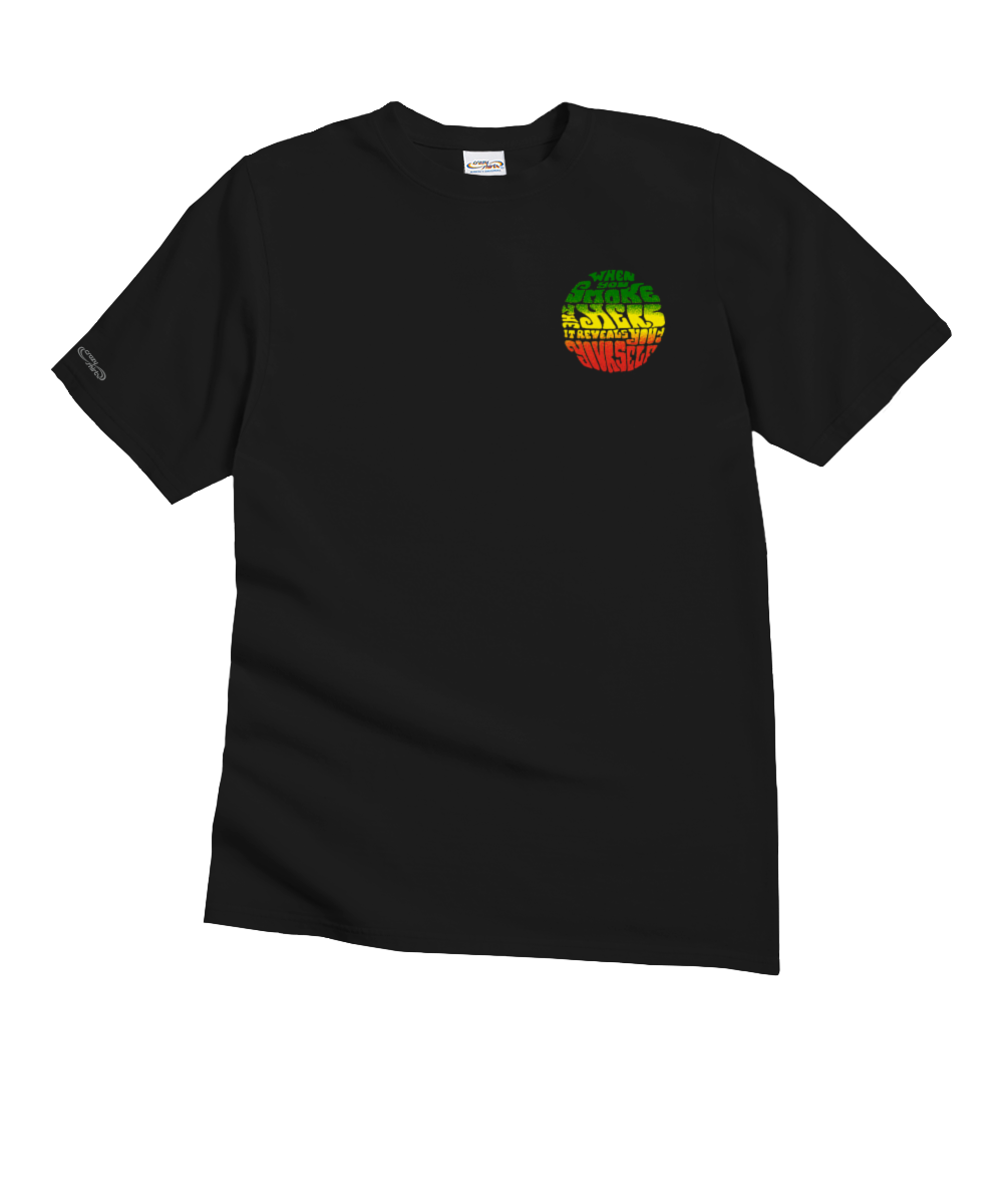 Bob Marley Smoke The Herb - Black Short Sleeve Crewneck T-Shirt