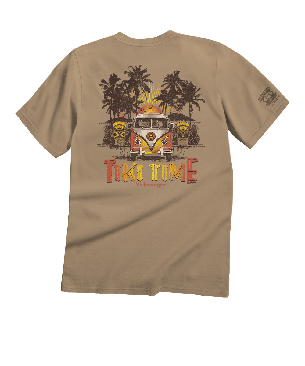 Volkswagen Tiki - Kona Coffee Dyed Short Sleeve Crewneck T-Shirt