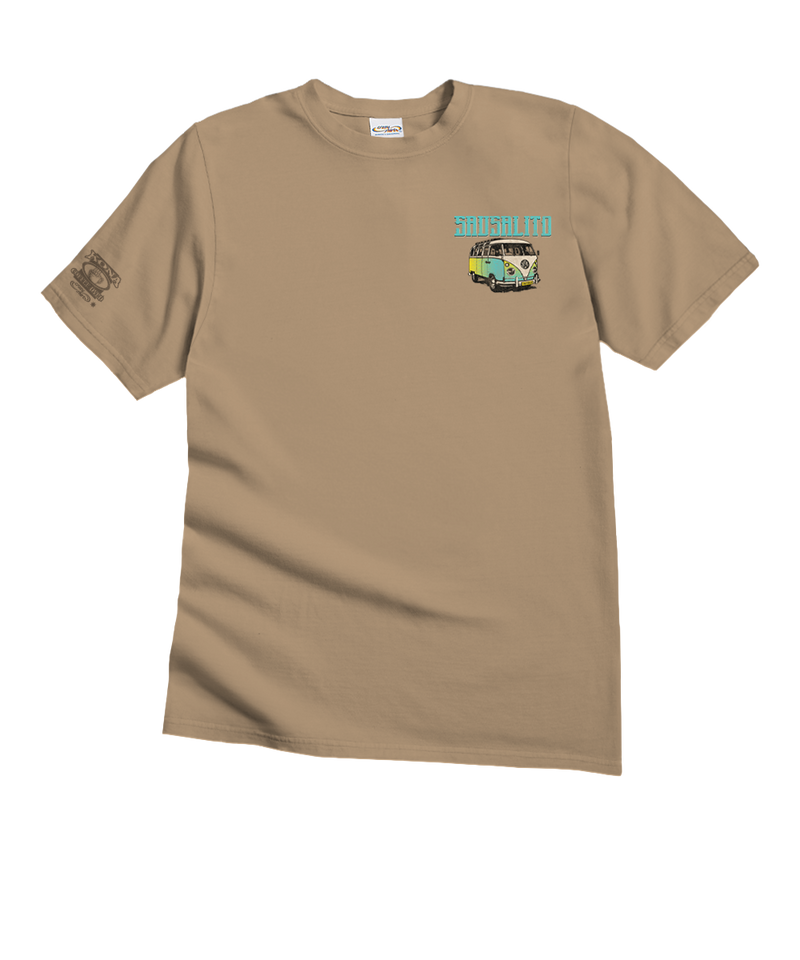 Volkswagen Sausalito Van - Kona Coffee Dyed Short Sleeve Crewneck T-Shirt
