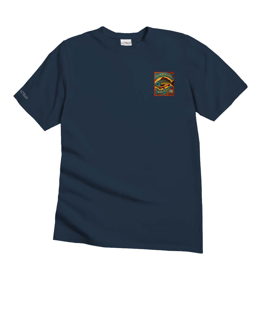 Hookers Bait Shop - Navy Short Sleeve Crewneck T-Shirt