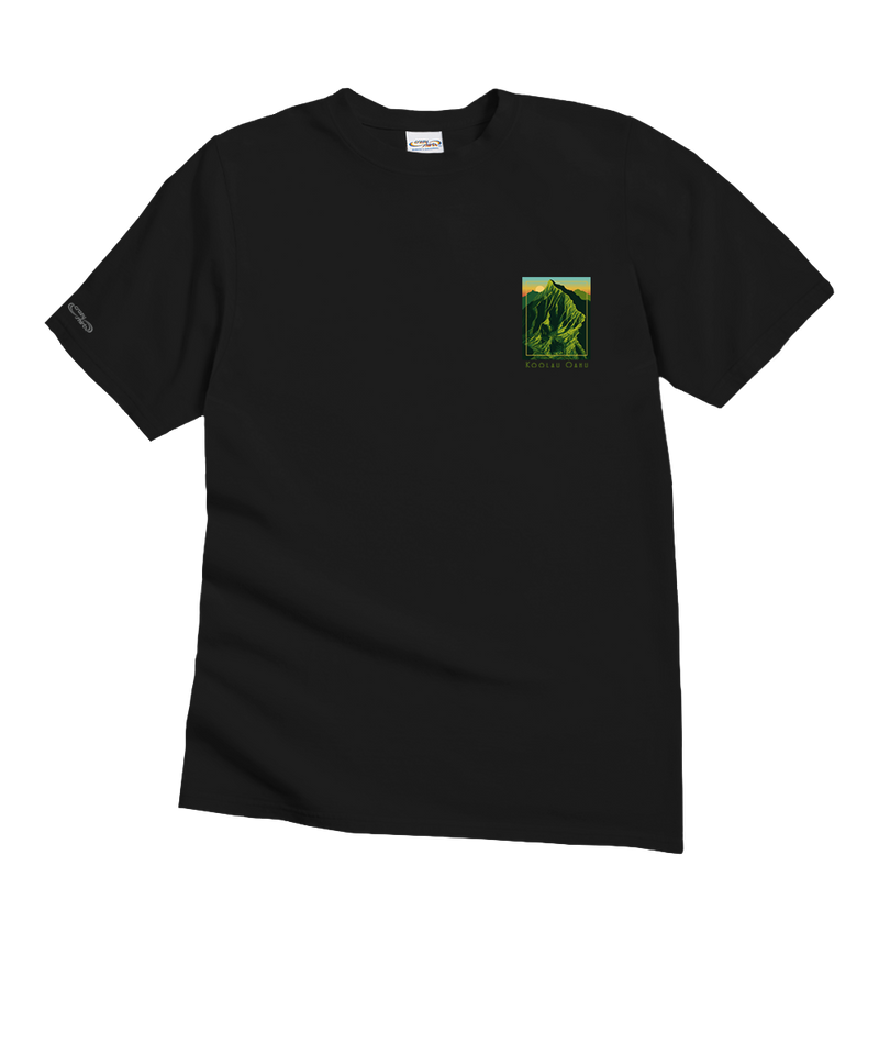 Koolau Sunset - Black Short Sleeve Crewneck T-Shirt